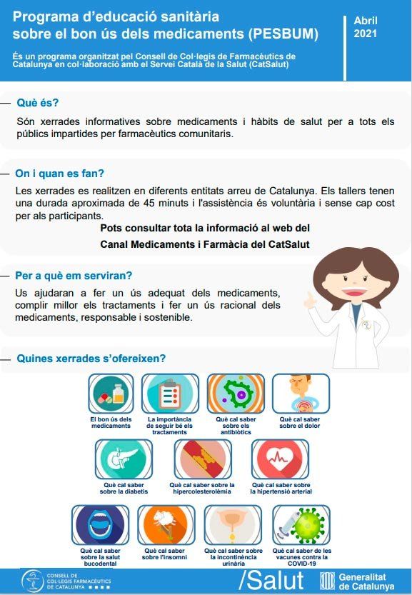 Programa d'Educació Sanitària en el Bon Ús dels Medicaments